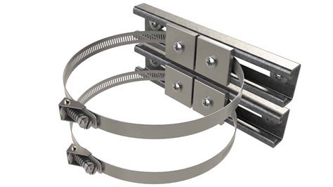 pole mount adapter for electrical enclosures|bracket that mounts to pole.